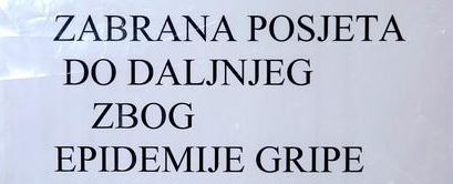 ZABRANA POSJETA DO DALJNJEG